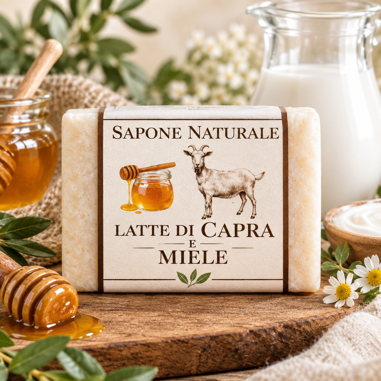 Sapone Latte di Capra e Miele