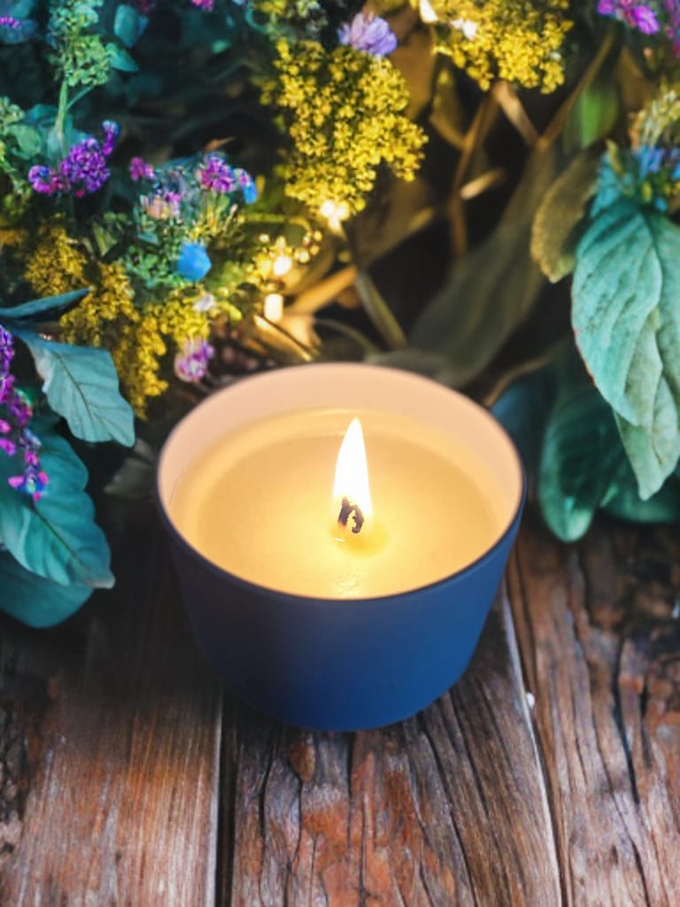 Candela di Soia con OE Eucalipto