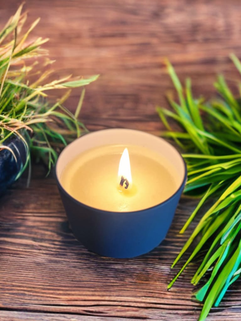 Candela di Soia con OE di Lemongrass