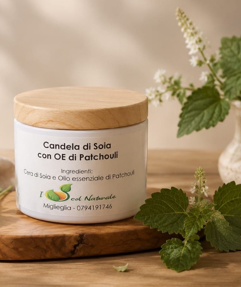 Candela di Soia con OE Patchouli