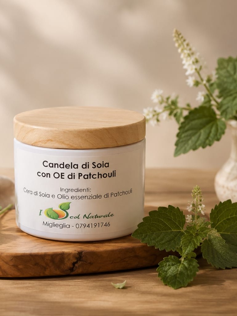 Candela di Soia con OE Patchouli